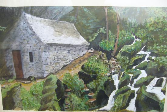 le buron et sa cascade