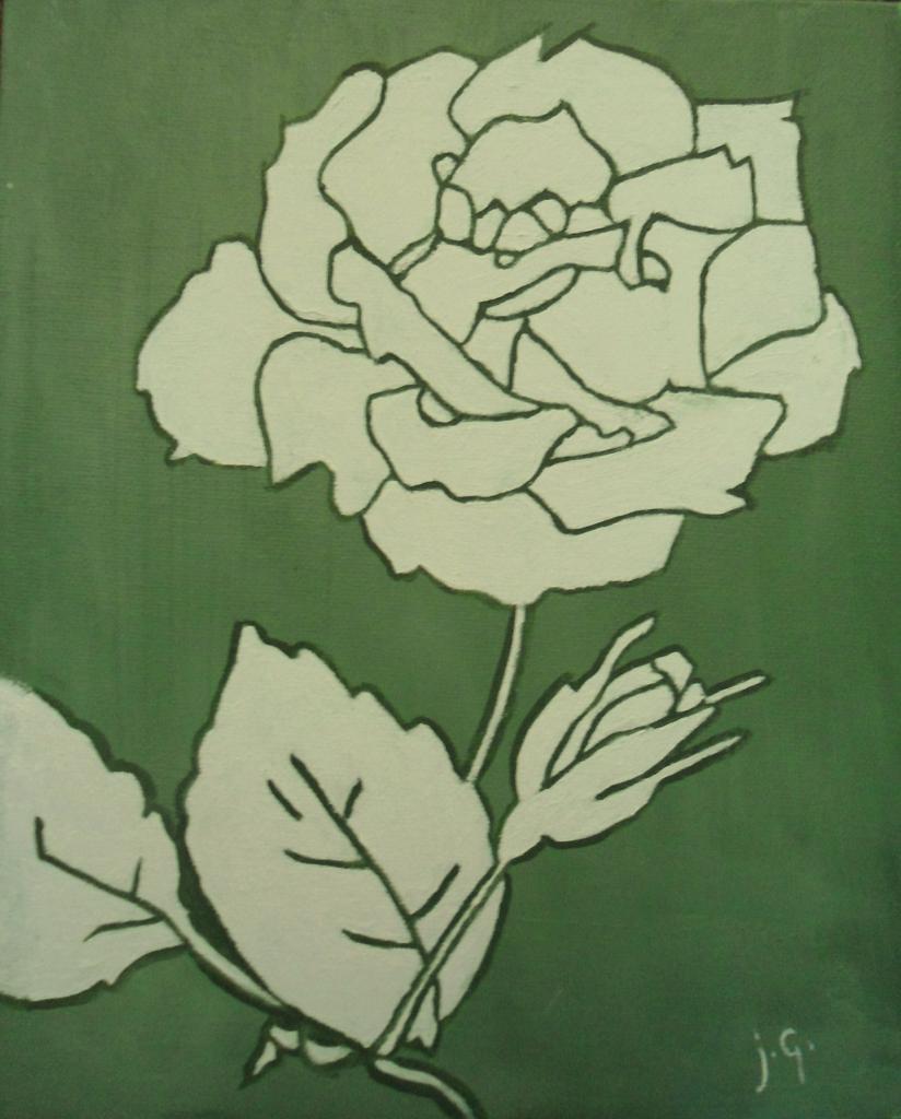 rose verte